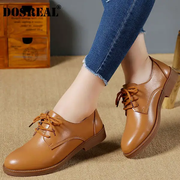 Oxford Lace-up Leather Shoes
