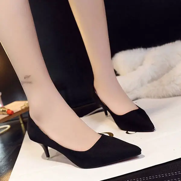 Pointed High Heeled Shoes