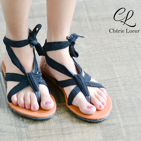 Women’s Ankle Cross Tie-up Sandal