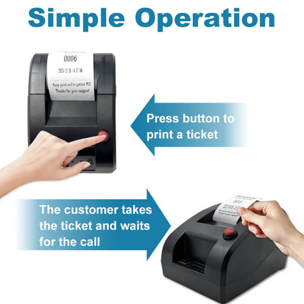 Label Receipt Take A Number Machine